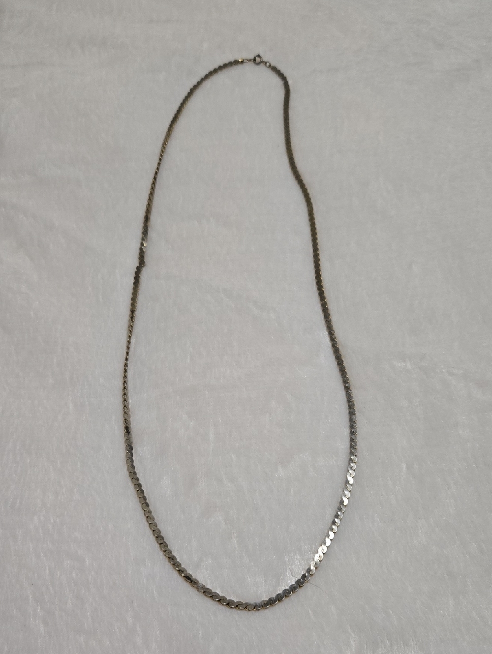 Delicate Silver-Tone Chain Necklace